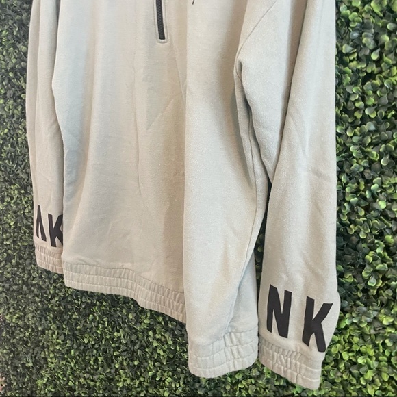 VS PINK Grey Half Zip Pullover Sweatshirt - Picture 4 of 9